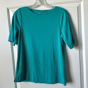 Chico’s Short Sleeve Scoop Neck Top